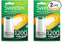 Sweetex Zero Calorie Sweetener Tablets, 1200 Count, Sugar-Free Artificial Substitute, Ideal For Weight Control And Slimming, Perfect Baking Supplies