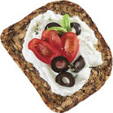 Dillon Organic Gluten Free Olive Bread 4 X 275g, Sliced, Low Carb, High Fibre, a blend of Gluten free oats, seeds and Green olives