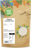 Wholefood Earth Organic Coconut Flour  2 kg | GMO Free | Vegan | High Fibre | Certified Organic