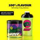 HOLY Energy Gaming Booster Flavour Powder | 50 portions with NewCaff & Green Tea Extract | Focus Booster - Focus Drink | Vegan with 100% natural fruit flavours (350 grams, Apple Alligator) HOLY Energy Gaming Booster Flavour Powder | 50 portions with NewCaff & Green Tea Extract | Focus Booster - Focus Drink | Vegan with 100% natural fruit flavours (350 grams, Apple Alligator)