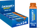 Lucozade Sport Dual-Fuel Energy Gels - Orange 24x45g | Carbohydrate Food Supplement Gel |