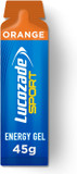Lucozade Sport Dual-Fuel Energy Gels - Orange 24x45g | Carbohydrate Food Supplement Gel |