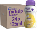 Fortisip Compact Banana Milkshake, 125ml Bottle x24