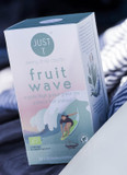 JUST T Fruit Wave Premium Double Chamber Tea Bag (20 pcs) | Organic Green Tea  Combined with Papaya & Passion Fruit | Biodegradable Premium Organic Tea Bags | 436171