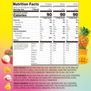 Amos 4D Gummy Sweets Fruit Gummy Grape Burst, Jelly-Filled Grape Candy, Natural Flavor - Resealable 2.29oz Bag (Pack of 3)