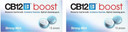 CB12 Boost Chewing Gum  Instant Freshness on the Go, Prevents Bad Breath, Sugar-Free, Cool Mint Flavour  10 pcs (Pack of 2)
