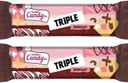 The Real Candy Co. Triple Nougat Bars 130g (16x Bars)