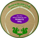 Natural Health 4 Life Carol Anne Confectionery Milk Chocolate Peanuts 500 g (1 Tub)