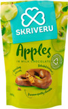 Skr?veru Apples in Milk Chocolate (2 * 100g)  Belgian Cocoa Coated Dried Apples, Sweet & Tangy Treat, No Artificial Colors or Preservatives, Made with Premium Ingredients, 100% Recyclable Packaging