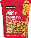 Kirkland Signature Premium Fancy Salted Cashews 40 Oz - Pack of 2