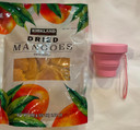 Kirkland signature dried mangoes sweetened net wt 2.18 lb and foldable cup bundles