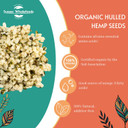Sussex Wholefoods: Organic Hulled Hemp Seeds 1kg - Pure, Protein-Rich Superfood Snack