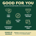 Truly Nuts! Premium Belgian Dark Chocolate Brazil Nuts, 120g, Pack of 8 - High in Selenium, Gluten-Free Snack, Vegetarian Friendly - 60% Dark Chocolate Covered Whole Brazil Nuts