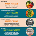 JUX Freeze-Dried Garlic | 100% Natural & Nutrient-Rich | Rehydrates Instantly for Cooking, Sauces & Garnishing | Long Shelf Life | Equals 600g of Fresh Garlic | No Additives, Vegan (60g)