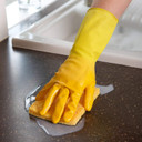 Marigold Unisex Gloves, Extra Life Kitchen Gloves Small, Yellow (Pack of 2)