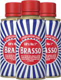 Brasso Metal Polish, 175 ml (Pack of 3)