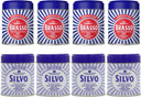 Brasso Wadding x 4 & Silvo Wadding x 4 Metal Polish For Brass, Copper, Stainless Steel, Chrome & Silver 75g