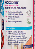 Ecozone Pomegranate Hard Floor Cleaner, Hygienic Cleanser & Polish for most Wooden, Laminate & Tiled Floors, Fast Drying & Streak Free, Natural Vegan & Eco Friendly Formula (500ml Bottle)