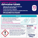 Ecozone Optimum All In One Dishwasher Tablets Bulk Buy x 72, Dishwashing Tablets with Salt, Rinse Aid & Extra Dry Effect, Powerful Degreaser & Dish Washer Tabs, Eco Conscious & Gentle on Appliances