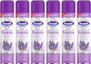 Neutradol Smart Foam Carpet & Fabric Deodoriser, Quick Dry, Odour Neutralising Foam, Luxurious Lavender, Multipack of 6 x 300ml
