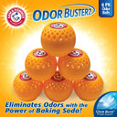 Arm & Hammer Odor Busterz Balls, 6 Pack, Orange, 6 Piece
