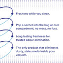 Neutradol Vac Sacs Vacuum Deodoriser, Place in Vacuum Cleaner Bags & Dust Bags, Original, Multipack of 6 x 3 Vac Sacs