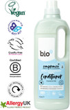 Bio D Extra Concentrated Liquid Fabric Conditioner Fragrance Free 1L | 33 Washes | Allergy Free | Vegan | Cruelty Free