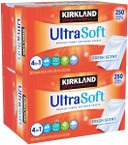KIRKLAND, White, 250 Count (Pack of 2)