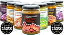 Loving Foods *Organic & Made in The UK* Hot 'n' Smoky Kimchi (475g) Raw, Unpasteurised & Bursting with Beneficial Live Bacteria (12 x Jars)