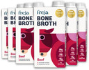 Freja Beef Bone Broth | Grass-Fed | Collagen, Protein & Amino Acids | Low Carb, Keto & Gluten Free | Clear Liquid Broth, not Beef Stock Cubes, Powder or Concentrate | 6 x 500ml