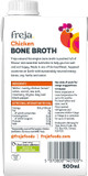 Freja Best of Bone Broth Mixed Pack | Beef & Chicken | Premium Broth | Delicious & Natural | Low Calorie | High Protein & Collagen | Not from Concentrate, Powder or Cubes | 6 x 500ml