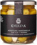 Manzanilla Olives with Garlic & Rosemary (350 g)