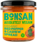 Bonsan Cashew Bell Pepper Pate - Organic Vegan
