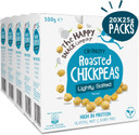The Happy Snack Company Roasted Chickpeas, Lime & Cracked Pepper Flavour Healthy Snacks, Plant Protein, Gluten Free Tasty Snacks, Vegan, 110 Calories, 25g Portion, Pack of 20
