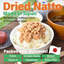 YAMASAN KYOTO UJI Japanese Natto Fermented Soybean, Freeze-Dried Natto Beans, Japanese Probiotic and Prebiotic Superfood - Vitamin K, Low Sodium, Non-GMO, Vegan, Made in Japan (70g)