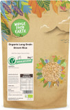 Wholefood Earth Organic Long Grain Brown Rice 2kg GMO Free | Vegan | Source of Fibre | Certified Organic