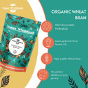 Sussex Wholefoods Organic Wheat Bran 1kg: Nutrient-Rich, High Fibre Superfood