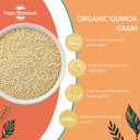 Sussex Wholefoods: Organic Quinoa Grain 1kg - Nutritious, High-Protein Superfood