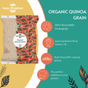 Sussex Wholefoods: Organic Quinoa Grain 500g - Nutritious, High-Protein Superfood