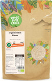 Wholefood Earth Organic Millet Flakes  1 kg | Vegan | GMO Free | High Fibre | Certified Organic