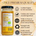RAW POT - ORGANIC RAW HONEY  Natural Unpasteurised Pure Honey Rich in Antioxidants, Vitamins & Minerals, Probiotics for Digestive Health, Immunity, Energy Support | External Use for Skin Care (350g)