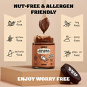 SUNFLY Protein Chocolate Spread - Nut-Free, High-Protein Cocoa Spread from Sunflower Seeds - 70% Less Sugar - Palm Oil & Top 14 Allergen Free, Vegan - Rich in Vitamins & Minerals - 2 x 330g Jars