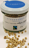 Steenbergs Organic Fairtrade White Peppercorns Standard Jar - 60g