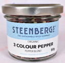 Steenbergs Organic 3 Colour Peppercorn Mix Standard Jar