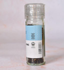 Steenbergs Organic Black Peppercorns 40g in a grinder