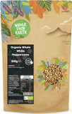 Wholefood Earth Organic Whole White Peppercorns 1 kg | GMO Free | Certified Organic