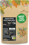 Wholefood Earth Organic Whole White Peppercorns 1 kg | GMO Free | Certified Organic