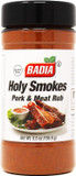 BADIA HOLY Smokes Pork & Meat RUB 155.9g JAR American