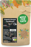 Wholefood Earth Organic Ground Cardamom 50 g | GMO Free | Certified Organic