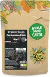 Wholefood Earth Organic Green Cardamom Pods 500 g | GMO Free | Certified Organic